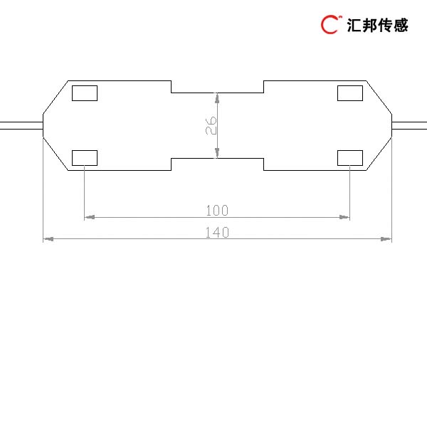HB-FGS-C1 光纖光柵鋼表面標(biāo)準(zhǔn)型應(yīng)變計